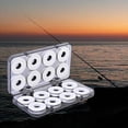 thumbnail image 4 of Caja de aparejos de pesca de 16 piezas, carretes de espuma, bandejas de aparejos, tablero portátil de plástico para pesca, aparejo Snell, bobina de Sharpla almacenamiento de línea de pesca, 4 of 8