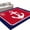 Red, variant on Area Rugs 5'x7', Nautical Anchor Carpet Runner Indoor Outdoor Rugs Home Decor Aesthetic, Blue Red Coastal Ocean Beach Compass Non Slip Mats Washable Accent Rug for Living Room Bedroom