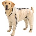 thumbnail image 1 of Raincoat para perros, poncho de drogas con capucha para perros, 4 patas chaqueta de lluvia para perros con franja reflectante, ropa de agua resistente a prueba de agua transparente esquí esquí Gafas de esquí, 1 of 5