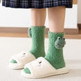thumbnail image 3 of 7Pairs Cute Fuzzy Socks for Women Winter Fluffy Cozy Plush Slipper Socks Casual Home Sleeping Socks, 3 of 6