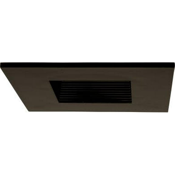 ELCO Lighting EL2484 4-in Die Cast Square Baffle Trim EL2484W