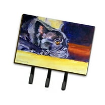 Carolines Treasures 7331TH68 Black French Bulldog Sunny Leash or Key Holder Triple multicolor