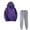 Purple, variant on Babysbule Womens Pajamas Sports Sets Women's Fashion Fall Winter Outfits Sports Tracksuits Long Sleeve Pullover Hoodies Pants Suit Tops