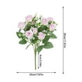 thumbnail image 2 of 2-Pack, JJBNSH Artificial Flowers, Silk Bouquet Of Roses Plant Flower Arrangement for Vase Home Bathroom Dining Table Centerpiece Decorations DIY Events Party Decoration, 2 of 5