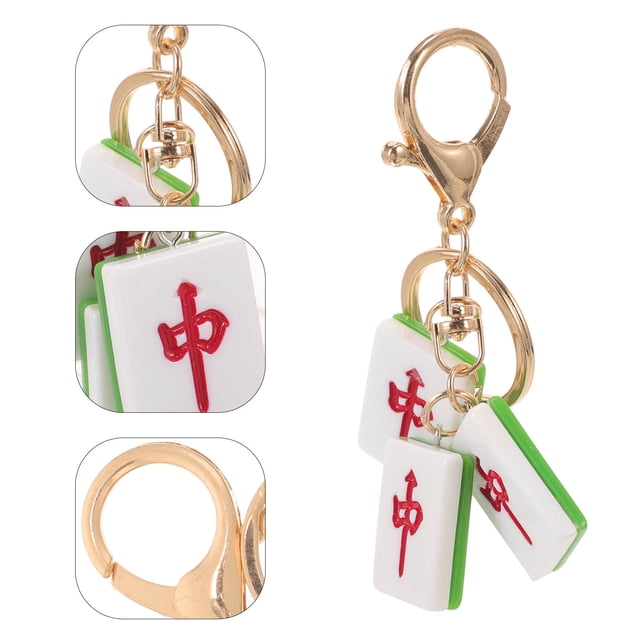 BEADCEST Llavero Para Mahjong Multicolor Con Decorativo Y Estilo Moderno