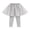 Grey, variant on Generic Girls Leggings with Skirt Toddler Sparkly Tulle Tutu Skirt Footless Tights