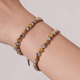 thumbnail image 4 of AEXTO Elegant Dual-Tone Beaded Necklace Versatile Minimalist Design for All Occasions, 4 of 8