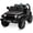 black, variant on 12V Kids Electric Ride On Car Toy, Battery Powered Vehicle with Remote Control 3 Speeds Music Player for Toddlers Boys Girls
