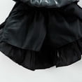 thumbnail image 6 of hoksml Girls Back to School Tiered Ruffle Skirt, Elastic Waist Layered Mini Skirt with Built-in Shorts for Kids, 6 of 9