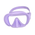 thumbnail image 3 of Máscara de buceo Snorkel Máscara de natación Ligera Visión amplia Portátil Correa ajustable Púrpura, 3 of 8