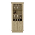 thumbnail image 4 of CoSoTower Bar Cabinet Provo, Living Room, Macadamia, 4 of 7