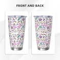 thumbnail image 3 of Goofa Summer with Flamingo for 20 oz Skinny Tumbler Stainless Steel Coffee Mug Slim Vacuum Insulated Travel Cup Car Cup-Without Straw, 3 of 8