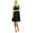 thumbnail image 2 of Bimba Women Shift Dress Knee Length With Sheer Waist Prom Dress, 2 of 7