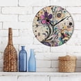 thumbnail image 3 of YAZAOO Decorative Wall Clock Size：25cm Cosmic Floral Dance Design Pattern Clock, 3 of 10