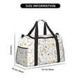 thumbnail image 3 of Picia Watercolor Floral A Print Travel Duffle Bag,Weekender Bags for Women with Shoe Compartment, Gym Duffel Bag with Wet Pocket, Hospital Bags for Labor and Delivery, 3 of 7