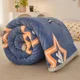 thumbnail image 4 of Manta de franela cálida y gruesa para sofá de siesta para niños, manta de regalo, manta de vellón con leche, 4 of 5