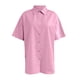 thumbnail image 5 of Nueva camisa informal holgada de manga corta para mujer: lino de color liso, poliéster estampado, para todas las estaciones, 5 of 5