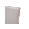 thumbnail image 5 of Michael Amini Melrose Plaza 19.75" Wood/Velvet Dining Arm Chair Gray (Set of 2), 5 of 7