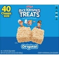 thumbnail image 4 of Rice Krispies Treats Original Chewy Crispy Marshmallow Squares, Ready-to-Eat, 31.2 oz, 40 Count Pack of 4, 4 of 5