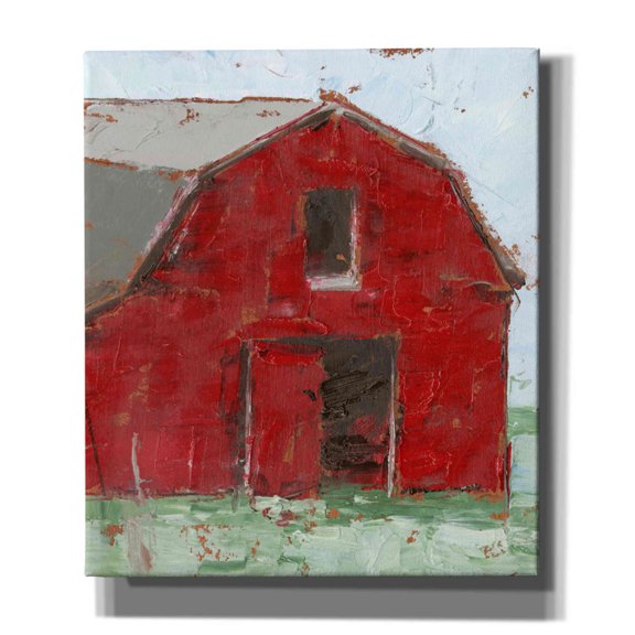 Epic Graffiti 'Big Red Barn I' by Ethan Harper, Canvas Wall Art, 26"x30"