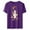 4-Purple, variant on LYEAA Halloween Plus Size T Shirts Short Sleeve Crew Neck Regular Straight Cuff Casual Wear Witch Holiday Clothes Navy M