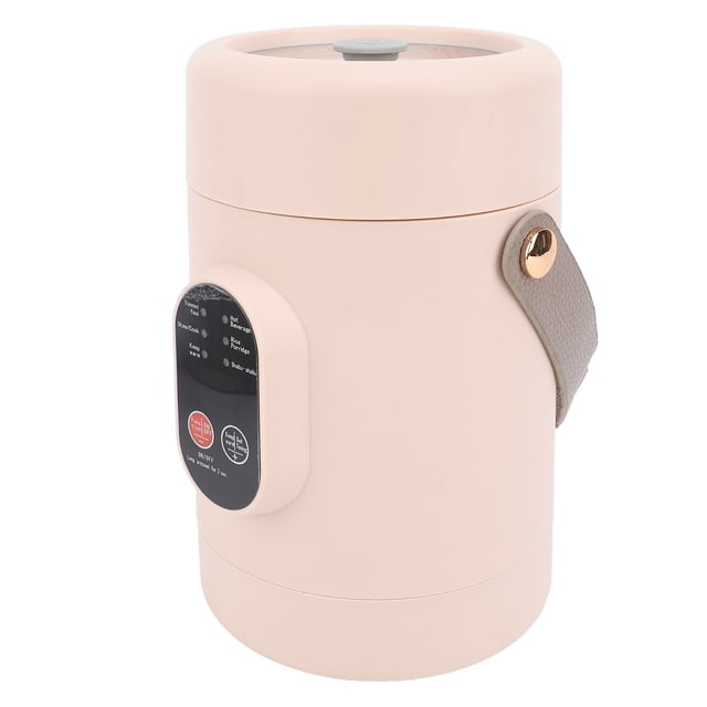 Mini Olla De Ramen, 500W 12 Horas De Reserva 9 Horas De Aislamiento Mini Olla De Arroz Bajo Ruido Buen Rendimiento Térmico Olla Eléctrica Con Tapa Visual Para Huevos De Arroz