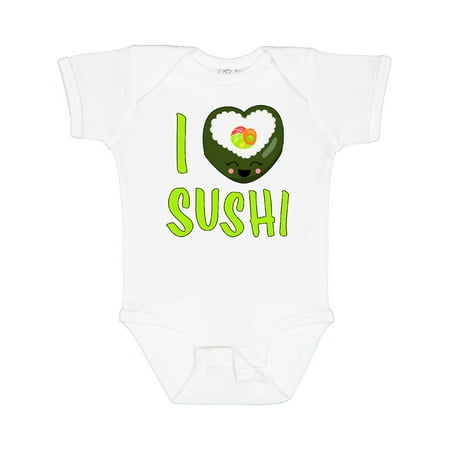 

Inktastic I Love Sushi- Cute Boys or Girls Baby Bodysuit