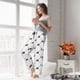 thumbnail image 5 of Balery Black Rabbit Pantalones de pijama para mujer, pijamas ultraligeros, pantalones de estar por casa-X-Large, 5 of 6