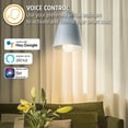 thumbnail image 6 of 4 Pack Energizer Smart Wi-Fi Dimmable Warm White LED Bulbs, Mobile App Control, A19 E26, 800 Lumens, 6 of 9