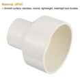 thumbnail image 4 of Uxcell Polyvinyl Chloride Reducer Pipe Fitting 3.54 inch x 1.97 inch 2 Pack Straight Coupling Adapter Connector White, 4 of 5