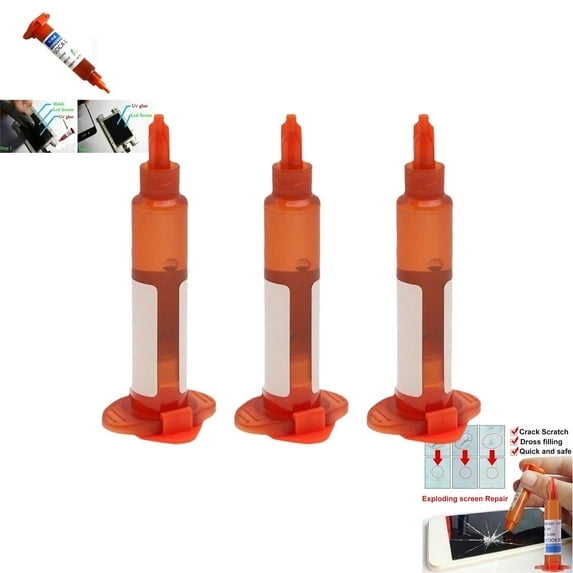 Fix Cracked Cell Phone Screen Glue Clearance,UV Glue Cell Phone Repair Tool,Liquid Optical Clear Adhesive Glue,Cell Phone Repair Tool for Touch Screen Repair,Phone Screen Scratch Repair Tools