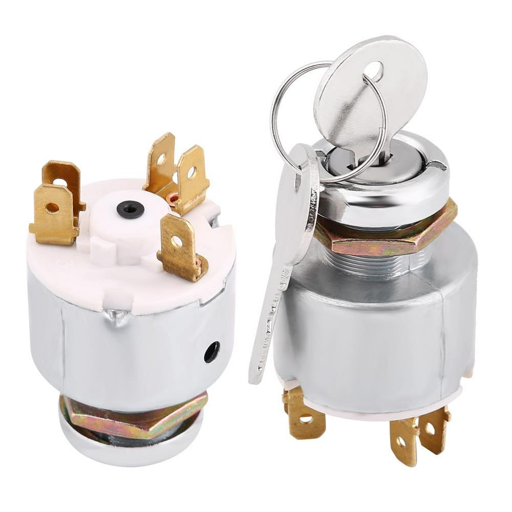 Tebru Ignition Controls, 12V Universal Car Auto 3 Position ON OFF Start