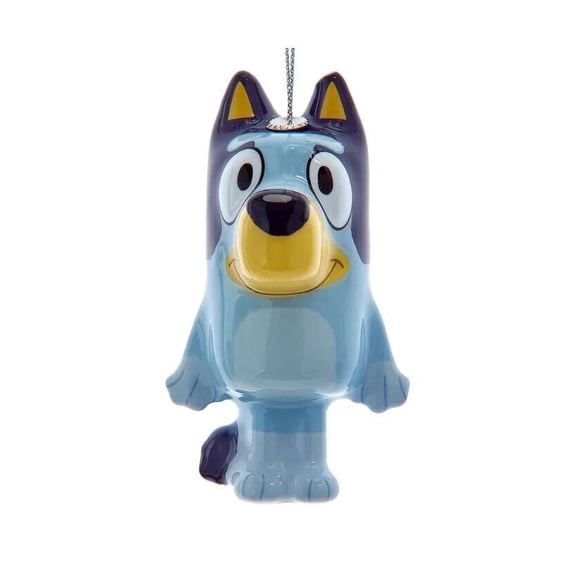 BLUEY Decoupage Plastic Christmas Ornament, by Kurt Adler