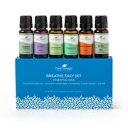 Plant Therapy Diffusible 10mL Essential Oils Set of 6, 1/3 Oz, Breathe Easy