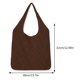 thumbnail image 5 of Bolso de hombro informal para mujer, bolso de ganchillo de gran capacidad, bolso de compras para mujer DQrwqpou Para Estrenar, 5 of 5