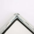 thumbnail image 4 of Weatherproof Snap Poster Frame 18x24 Inch Silver 1" Aluminum Profile Front Loading Wall Mounting, 4 of 5