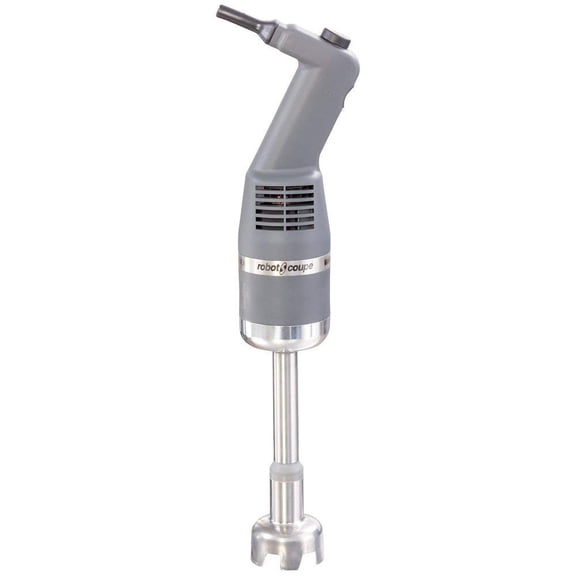Robot Coupe MMP190VV Immersion Blender Mini Power Mixer with Stainless Steel Blade, 8" Shaft, Variable Speed, Gray, (Mini MP190VV)