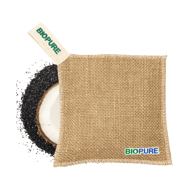 Kit de bolsas purificadoras Biopure carbón activado 100% biodegradable 150 gr
