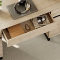 thumbnail image 6 of WAMPAT 59" Modern Executive Desk with Built-in Charging Station,3 Drawers, 2 Cabinets & File Drawer,Beige Wood Computer Writing Desk for Home Office, Work & Study, 6 of 9