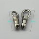 thumbnail image 4 of Yuarrent Joyería hebilla de acero inoxidable Hip Hop collar brazalete gancho hecho en casa hogar DIY encontrar accesorios de repuesto Artesanía Color Acero L Yuarrent HA073907-02, 4 of 6