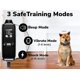 thumbnail image 2 of Collar de adiestramiento eléctrico para perros con mando a distancia - 3 modos: pitido, vibración y descarga - Alcance de 409 metros - Recargable, 2 of 6