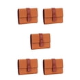 thumbnail image 3 of Monedero de cuero Minnieouse para mujer tarjetero Rectangular con tres pliegues y cremallera billetera con compartimento para efectivo Type2 NO2, 3 of 6