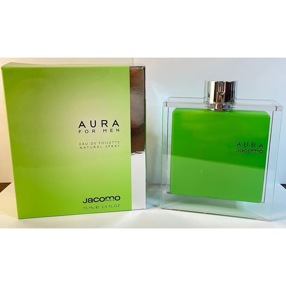 AURA by JACOMO FOR MEN POUR HOMME EAU DE TOILETTE Spray 75 ml 2.4 oz. BRAND NEW Vintage