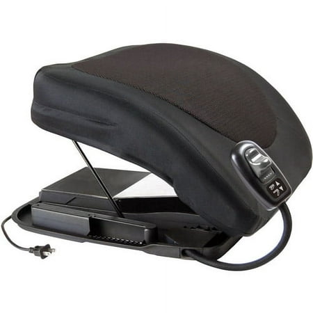 Carex Uplift Premium Power Seat Assist with Memory Foam, Patient Lift,17" Seat, 300lb Capacity, Black