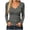 #040-Dark Gray, variant on Warop Womens Tunic Tops Long Sleeve V Neck Ribbed Knit Blouse Slim Fitted Stretchy Basic Tee Shirt Casual Fall Outfits