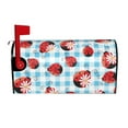 thumbnail image 2 of Lsque Flowers and Lady Bugs Mailbox Cover Standard Size ,Magnetic Mailbox Covers Post Wraps Letter Box Cover -25.5x21 in, 2 of 9