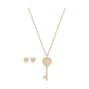 Jewelry Set, Necklace & Earrings, ENGAGED SET, Small, Rose Gold -5281048