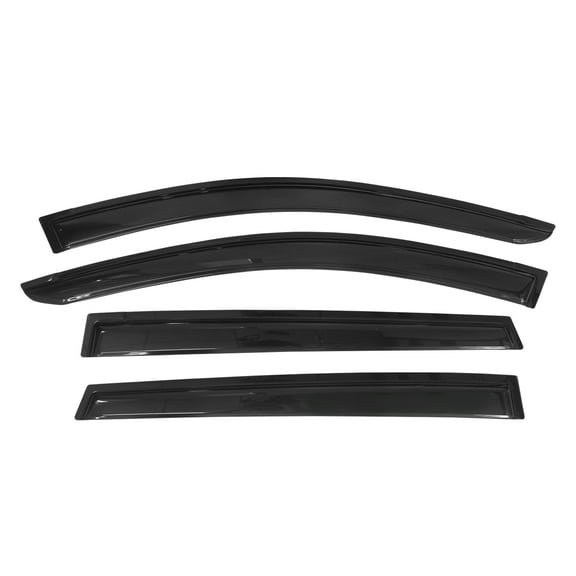 Ikon Motorsports Compatible with 13-18 Toyota RAV4 Acrylic Window Visors Vent Deflector Rain Guard 4Pc Set Outside Mount 2013 2014 2015 2016 2017 2018