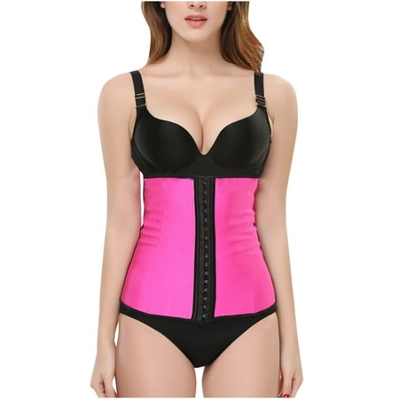 

CHGBMOK Plus Size Women Underbust Corset Waist Trainer Cincher for Women Weight Loss Workout Girdle Slimming Tummy Control Body Shaper on Clearance