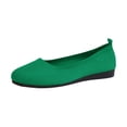 thumbnail image 3 of WZEIIOT Womens Knit Ballet Flats Round Toe Slip On Comfortable Walking Shoes Casual Summer Daily, 3 of 9